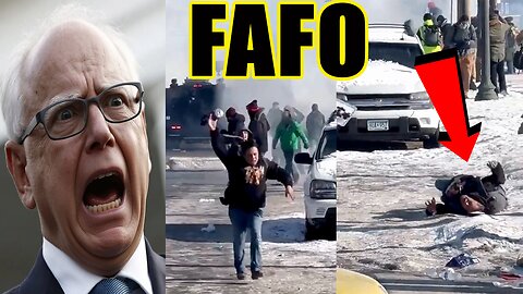 She FINDS OUT when THROWING a grenade at ICE Agents BACKFIRES! FAFO!