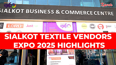Expo Momentum Begins | Day 1 Highlights – Sialkot Textile Vendors Expo 2025