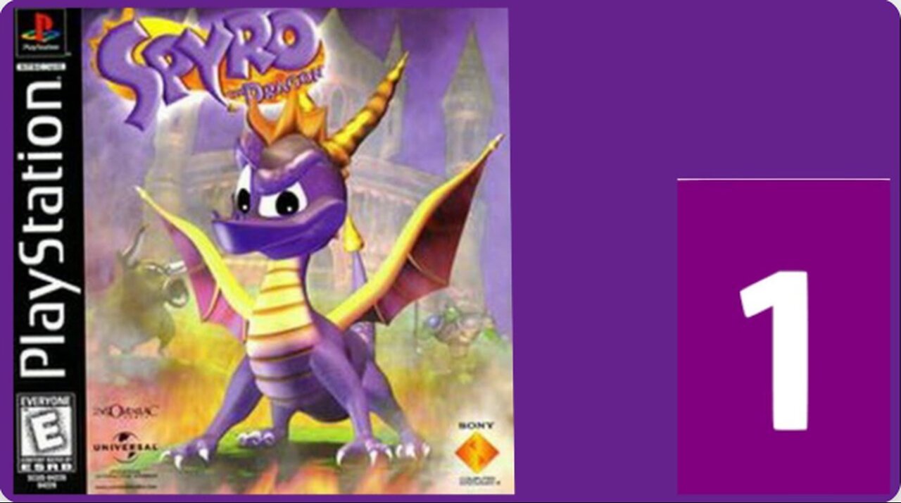 Spyro the Dragon (PS1) Playthrough Part 1