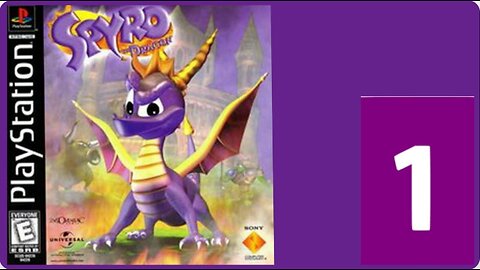 Spyro the Dragon (PS1) Playthrough Part 1