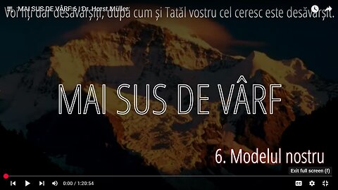 6. Mai sus de vârf. Horst Mueller.
