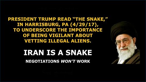 Iran the SNAKE, Now Has NUKES!