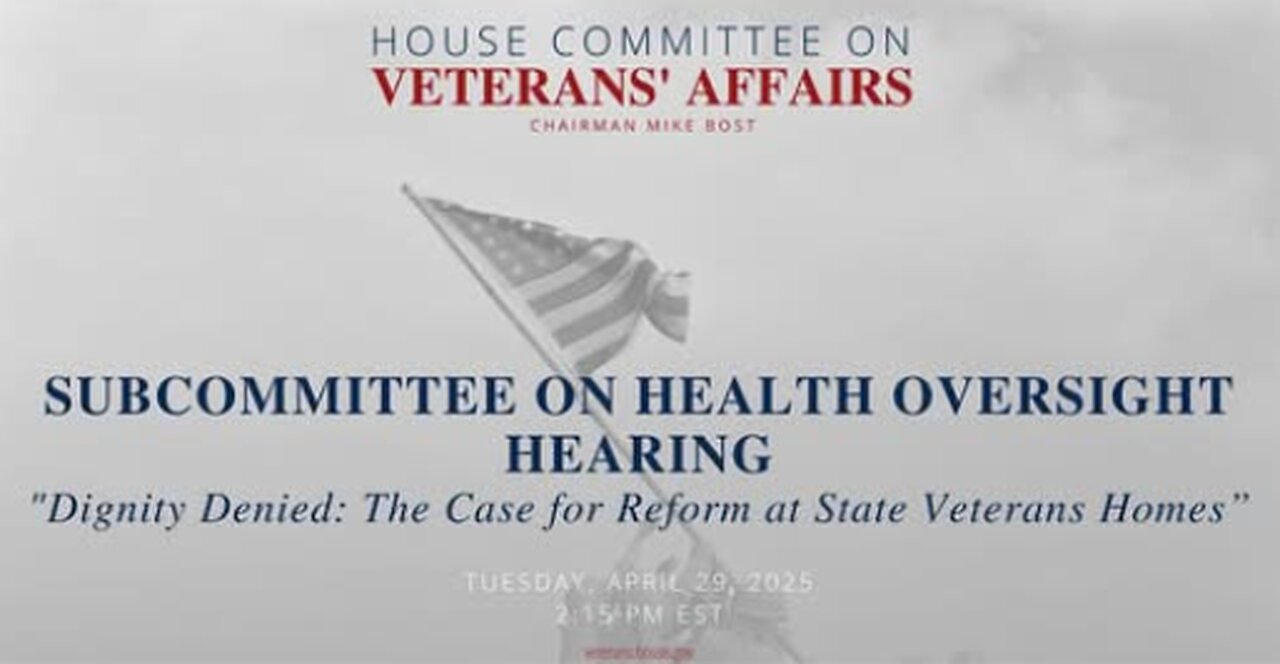 Subcommittee on Health Oversight Hearing