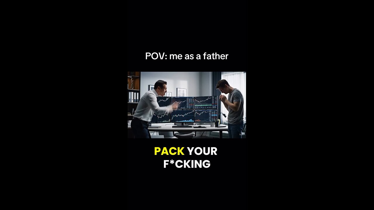Its either this or let the system raise him 🤣. #1 lesson: never full port right before news 😉