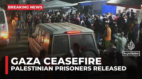 Israeli forces releases 5 Palestinian prisoners to Red Cross in southern Gaza