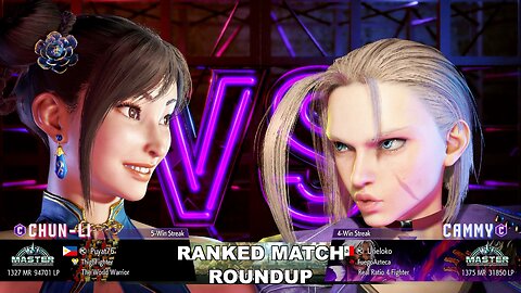 Kuya Kalbo SF6 Ranked Roundup. Chun Li Master Rank [Hori Fight Stick]