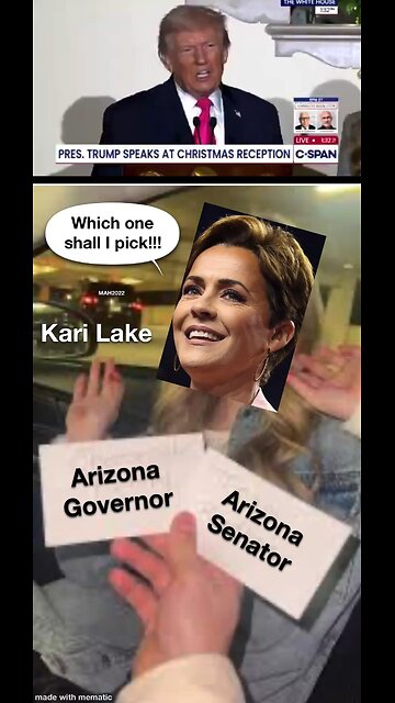 Which one will Governor / Senator Kari Lake CHOOSE!!!