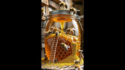 Bees 🐝🐝are working 🍯⚒️⚒️