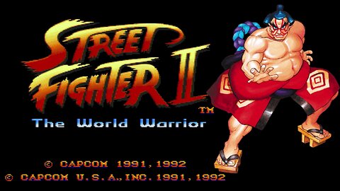 Street Fighter II (Super Nintendo) - E. Honda gameplay