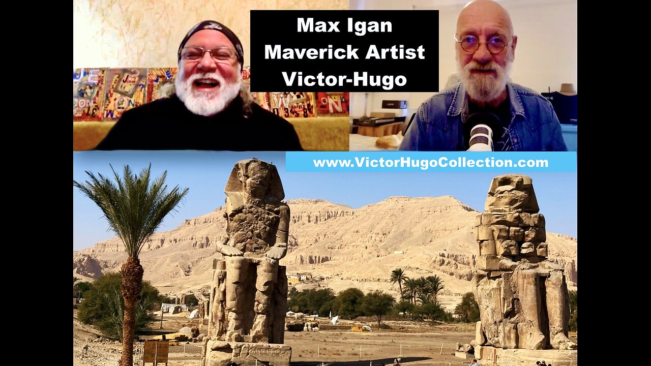 Max Igan Rare Interview With Victor Hugo Luxor Egypt Valley Of Kings Ramses Statues Petrified Giants