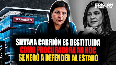 Silvana Carrión es destituida como procuradora tras negarse a defender al Estado en caso Odebrecht