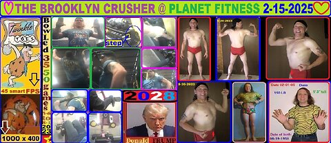 The Brooklyn Crusher at Planet Fitness #1 workout 2-15-25 the Military latter