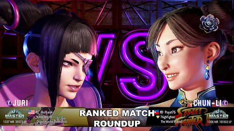Kuya Kalbo SF6 Ranked Roundup. Chun Li Master Rank [Hori Fight Stick]