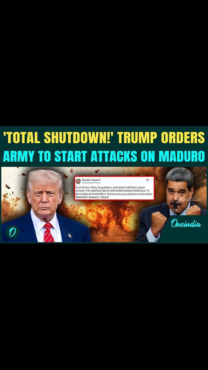 🇻🇪🇺🇸 BREAKING : Freedom for Venezuela will come from the skies today