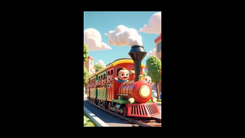 Train in the town Nursery Rhymes kids song #nurseryrhymes #nursery