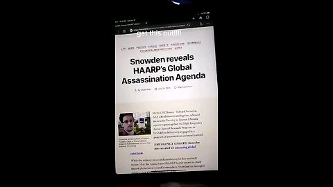 Snowden HAARP Revelations