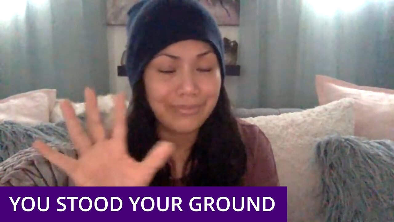 They PUSHED & YOU STOOD YOUR GROUND. PUSH BACK!!