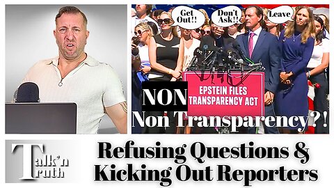 Epstein Files NON Transparency?! Refusing to Answer Questions!!