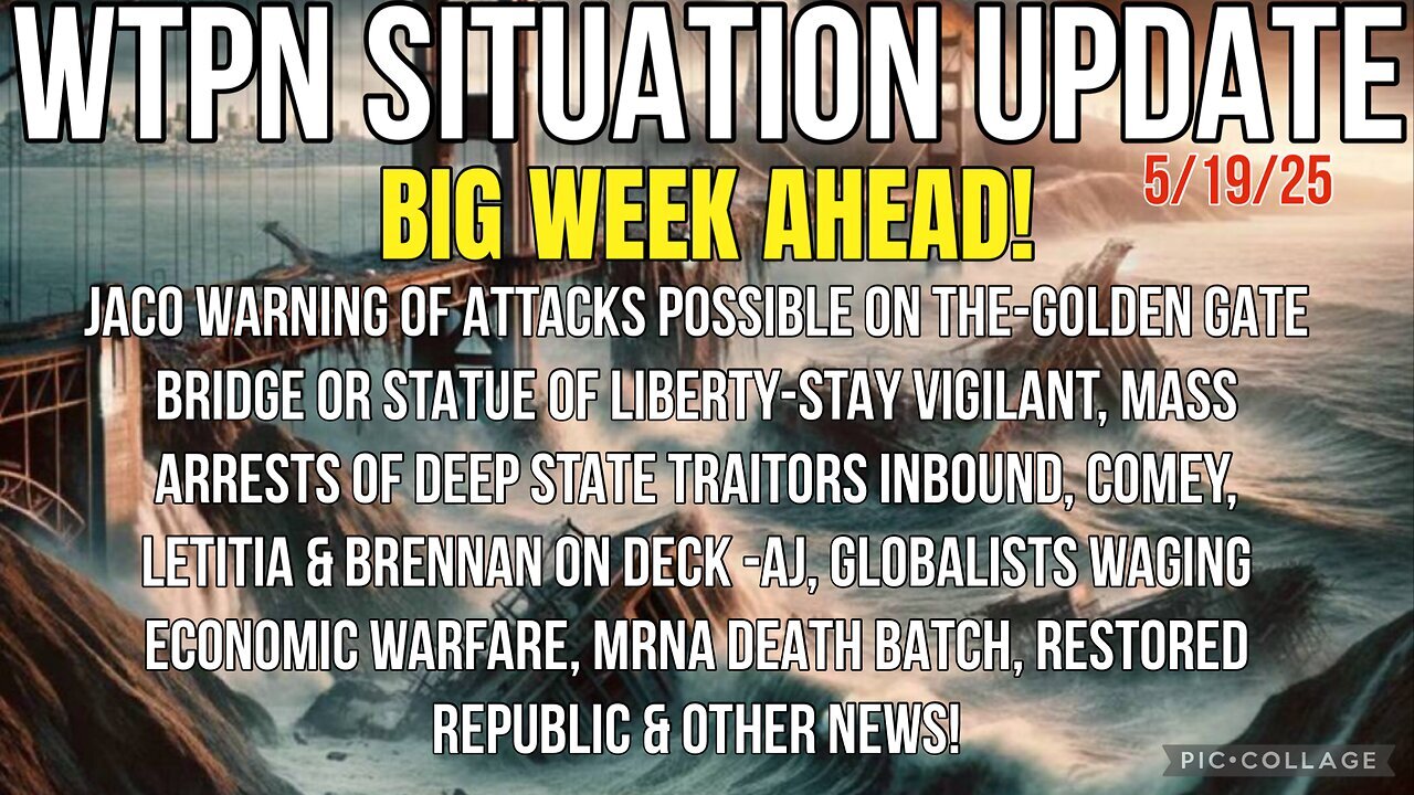WTPN ~ Judy Byington ~ Situation Update ~ 5-19-25 ~ Trump Return ~ Restored Republic via a GCR