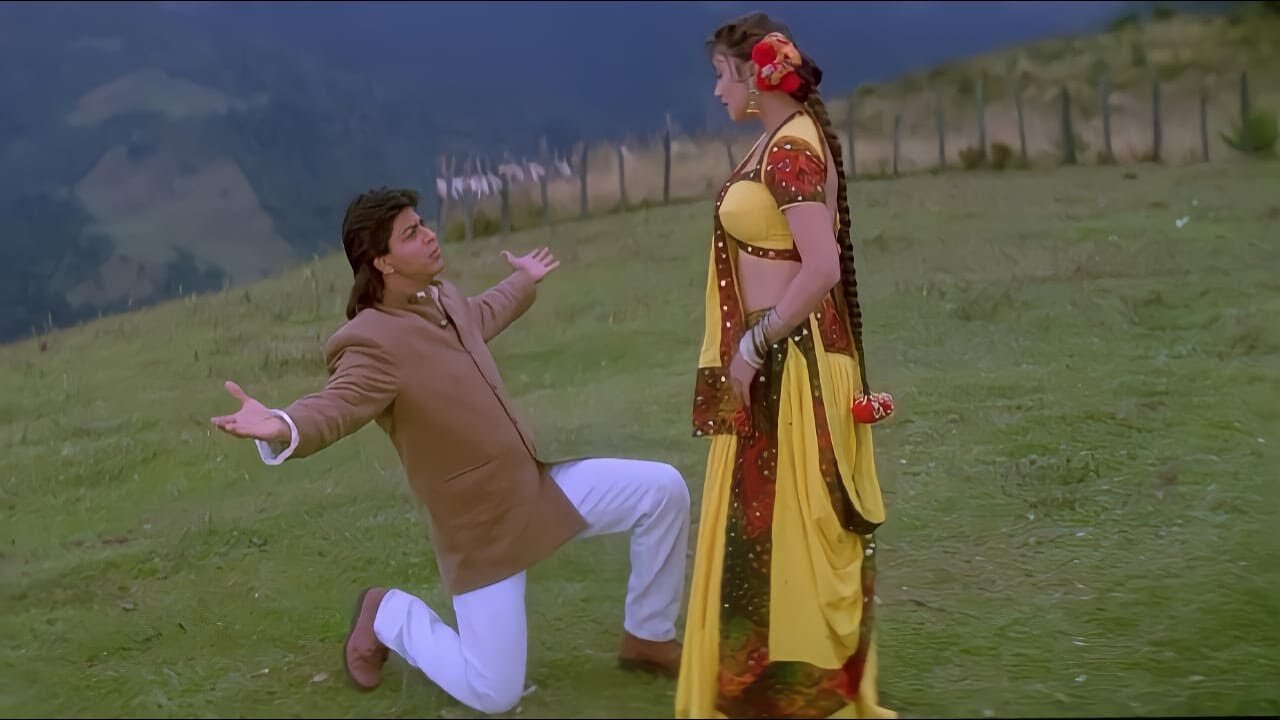 Dekha Tujhe Toh | Shahrukh Khan | Madhuri Dixit | Kumar Sanu | Alka Yagnik | Koyla |