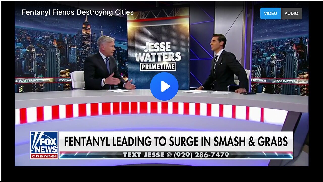 "The Devastation of Cities by Fentanyl Addicts"