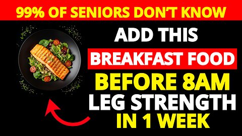 Seniors, Eat This Before 8AM to Never Need a Walker After 60