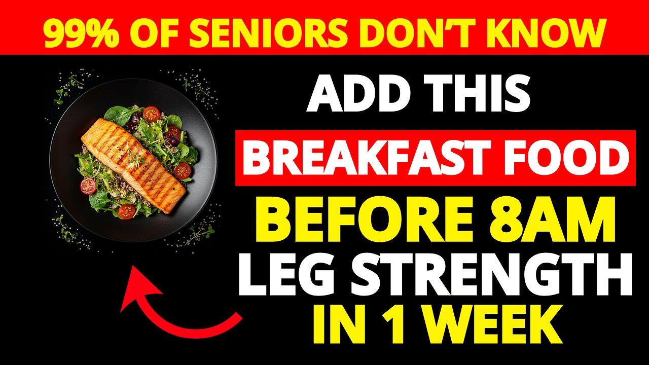 Seniors, Eat This Before 8AM to Never Need a Walker After 60