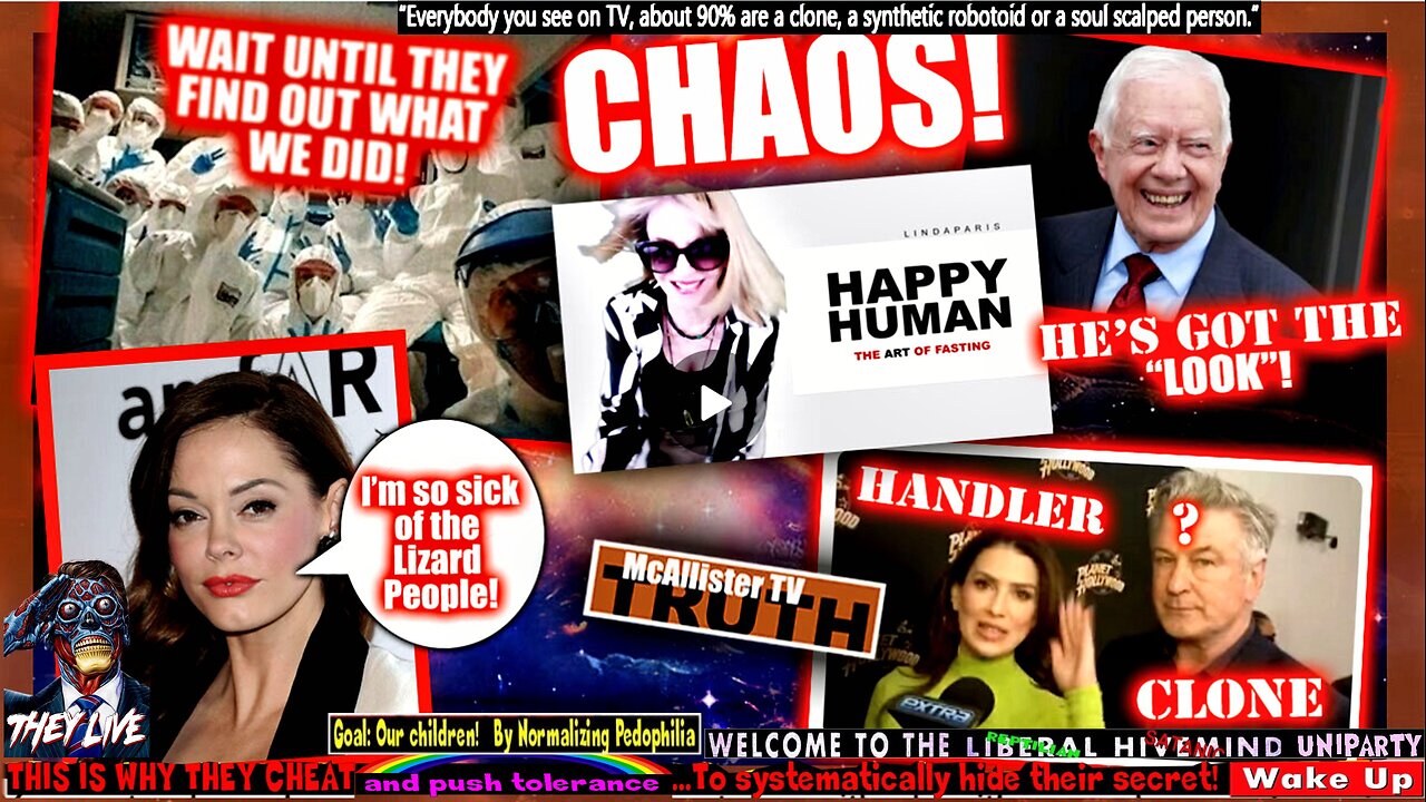 DEMOCRATS IN CHAOS! BALDWIN CLONE?! LIZARD WORLD! HAPPY HUMAN IS HERE!