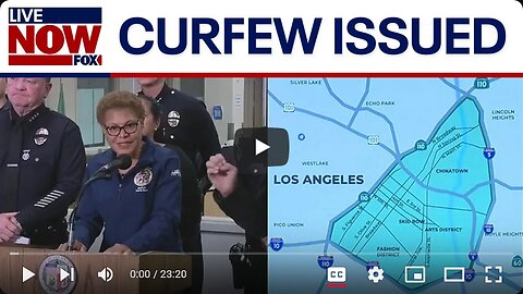 LA anti-ICE protests: Curfew issued for downtown area, 190+ arrests made | LiveNOW from FOX