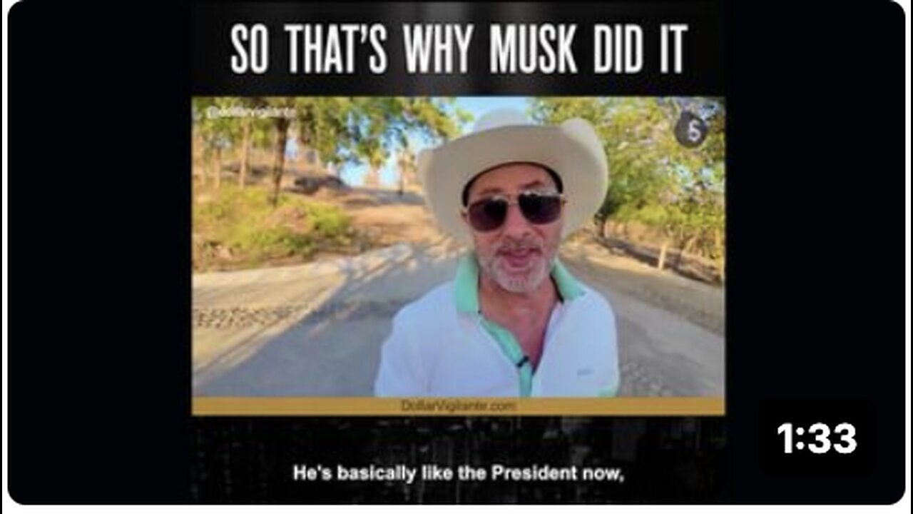 "Elon Musk: The Acting President Flashing Masonic Signs"