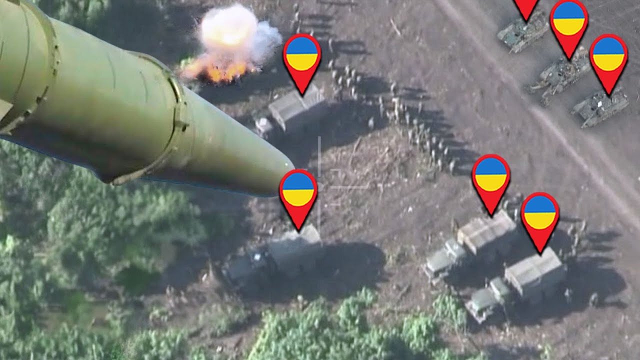 Russian FAB-3000 Bomb Obliterates Ukrainian Military Compound