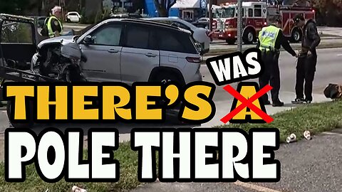 CRAZY CRASH Footage Shows DRIVER Getting SEARCHED by POLICE