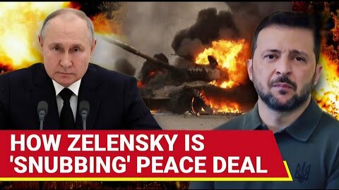 Zelensky SNUBS Peace For Kyiv's Sovereignty; Refuses To Talk Land To Anyone But Putin