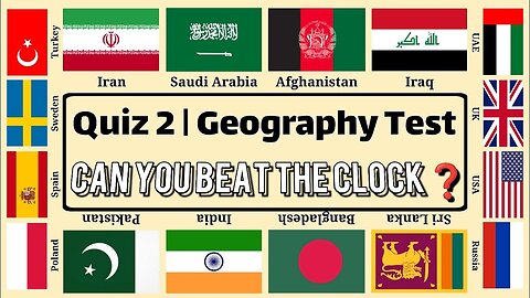 GEOGRAPHY GENIUS! Identify the Country in 5 seconds! | Quiz 2