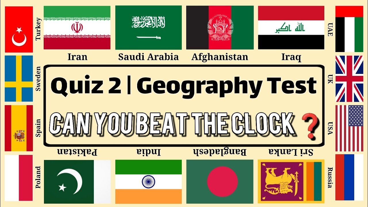 GEOGRAPHY GENIUS! Identify the Country in 5 seconds! | Quiz 2