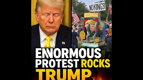 🚨 “No Kings” Protest Rocks America — Thousands March Against Trump’s Power 🇺🇸