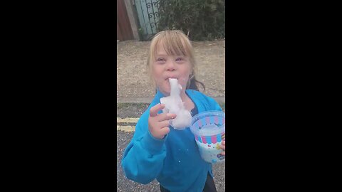 Jasmine Eating Candy Floss