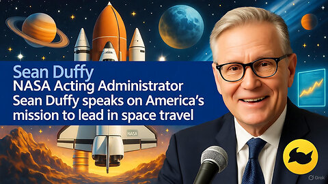 NASA Acting Administrator Sean Duffy speaks on America’s mission to lead in space travel