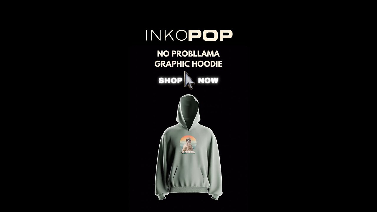 NO PROBLLAMA GRAPHIC HOODIE