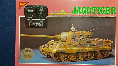 NICHIMO, JAGDTIGER, Jagdpanzer VI, Hunting Tiger, 1:35 REMOTE CONTROL PROPO-SYSTEMS TANK SERIES