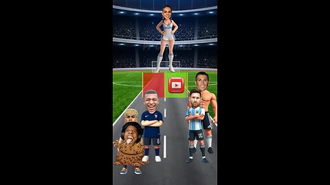 Ronaldo vs ishowspeed vs messi vs m bappe funny