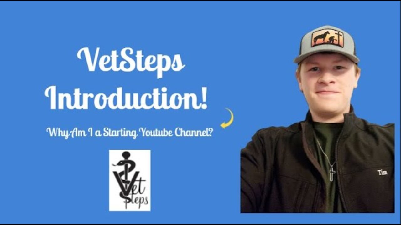 VETSTEPS INTRODUCTION! Why Am I Starting A YouTube Channel?! 🤯
