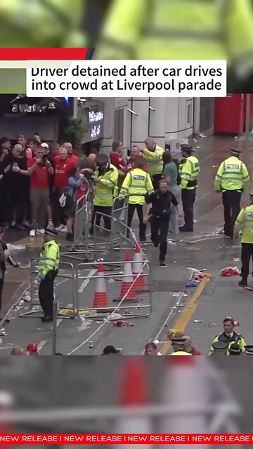 Driver Detained After Car Plows Into Crowd @ Liverpool Parade #PnDmart #japdmedia #Liverpool #UKNews