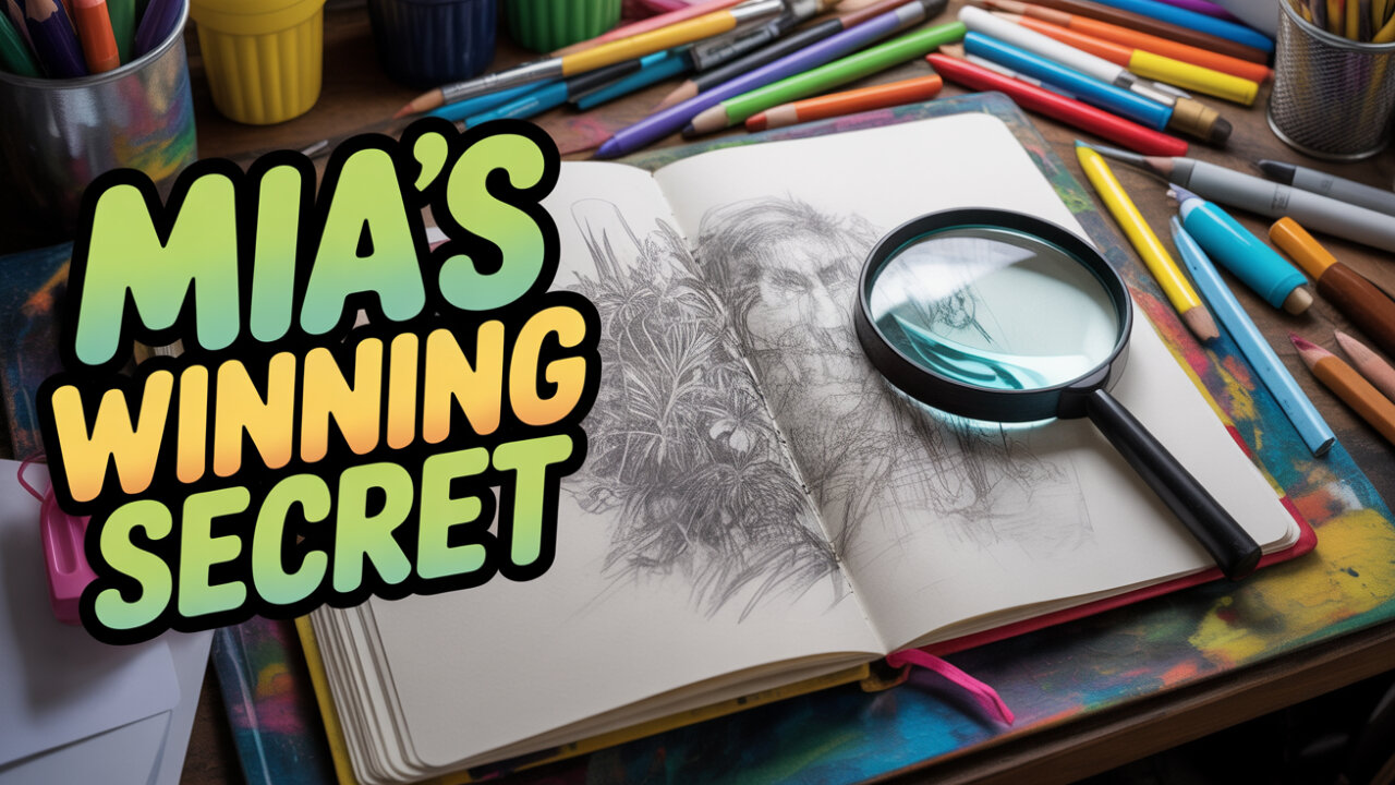 Mia's Secret to Winning the Big Art Project!