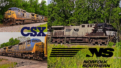 Railfanning in Walton KY Feat. CSX Dash 8's and NS 4002