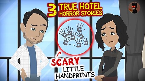 There were SCARY little handprints on the hotel room window - 3 TRUE Hotel Horror Stories Animated |