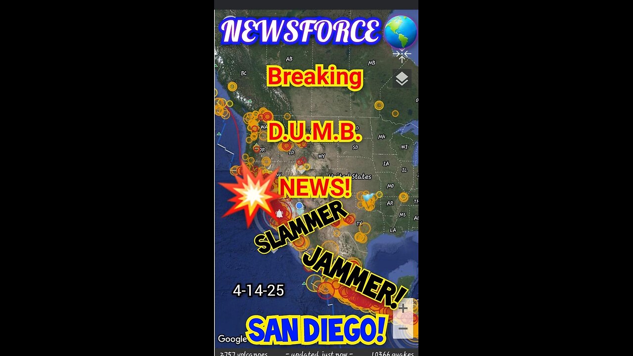 🚨 BREAKING D.U.M.B Report! 5.6 Hits San Diego yesterday! BOOM 💥 4-14-25