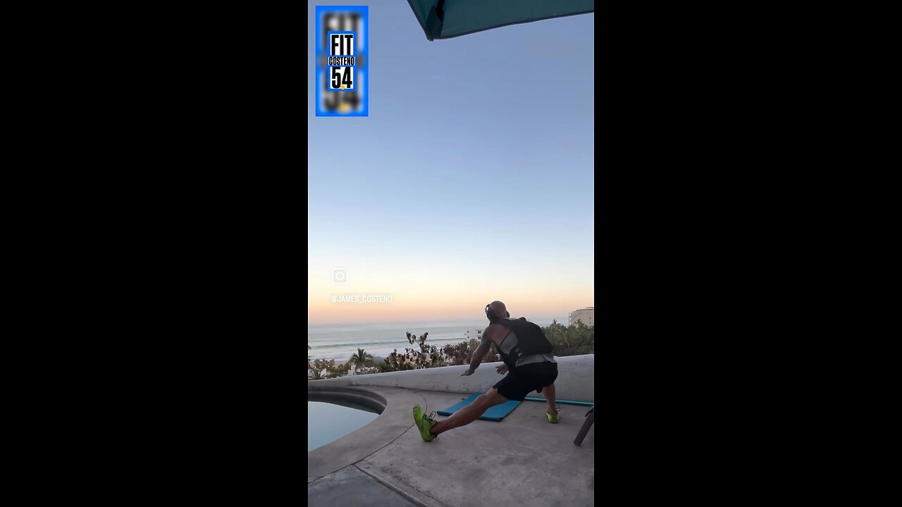 Sunset leg workout