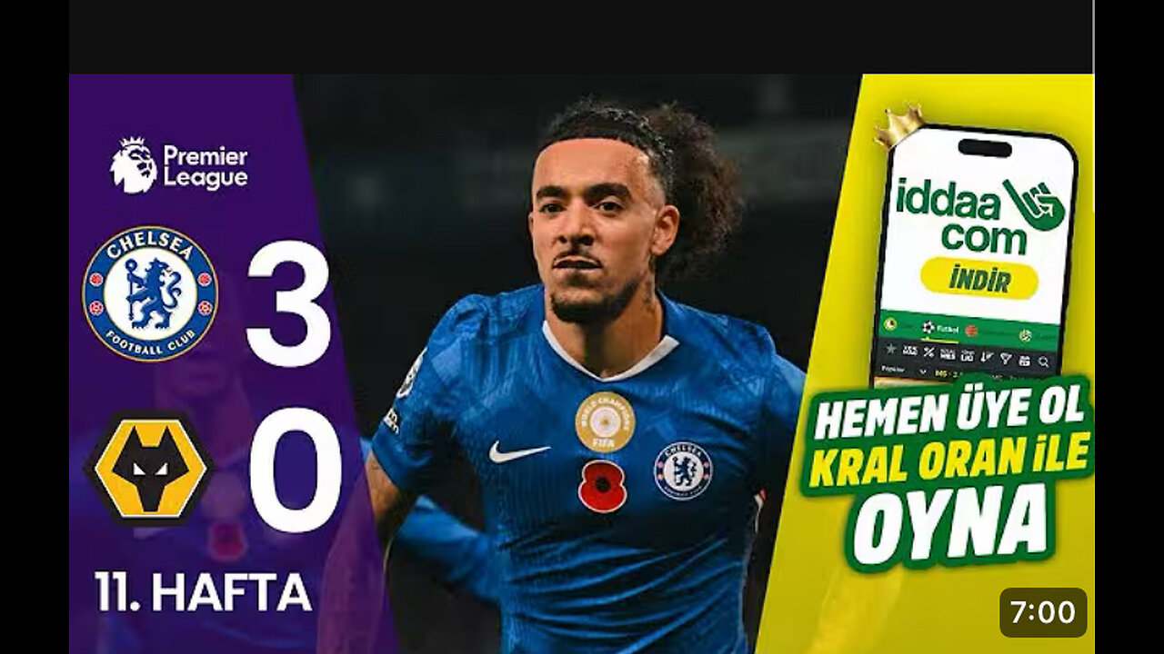 Chelsea Fc vs Wolverhampton Fc match highlights