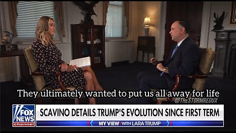 Dan Scavino talks about President Trump's fighting for our children & grandchildren ❤️
